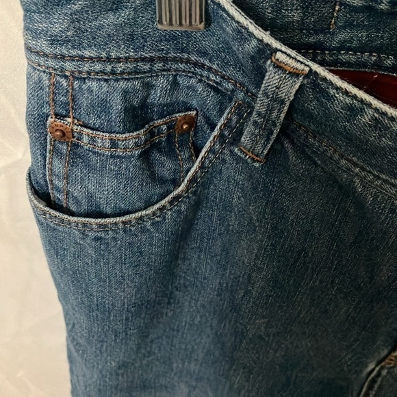 Eddie Bauer: Red Flannel Lined- 100% cotton- Relaxed Jeans- 10 - Picture 9 of 16